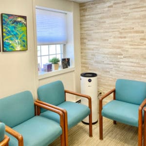 Burlington Orthodontics Waiting Room with Surgically Purified Air